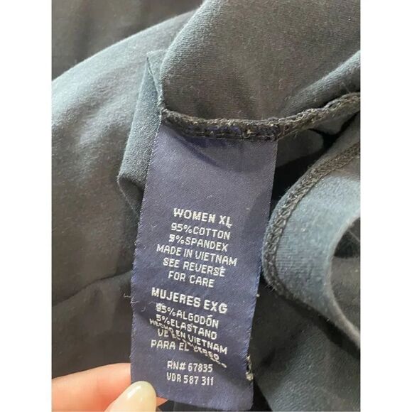 nautica black shoulder buttons long sleeve size XL - Picture 9 of 9